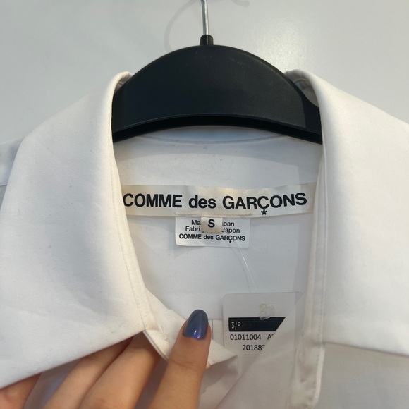 Comme des Garçons white pleated shirt - Picture 5 of 5